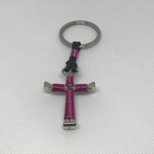 Cross of Nails Keychain (Lavender)