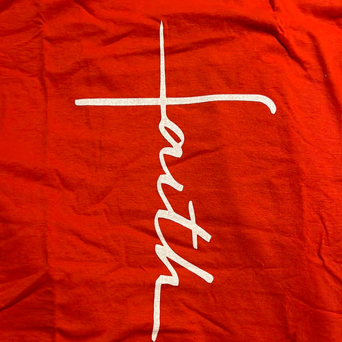 Faith (T-Shirt) Red/White